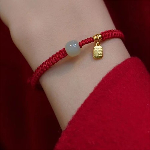 Lucky red bracelet - bracelet, handmade