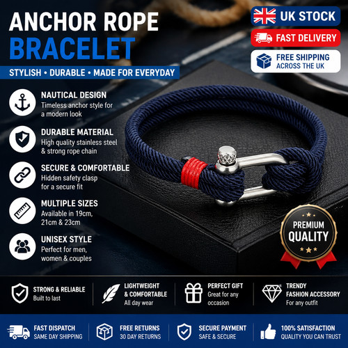 Mens nautical double strand - mens,