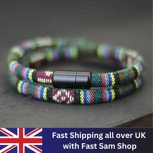 Mens boho rope bracelet - mens,