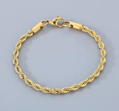 18ct gold plated 4mm - gold,