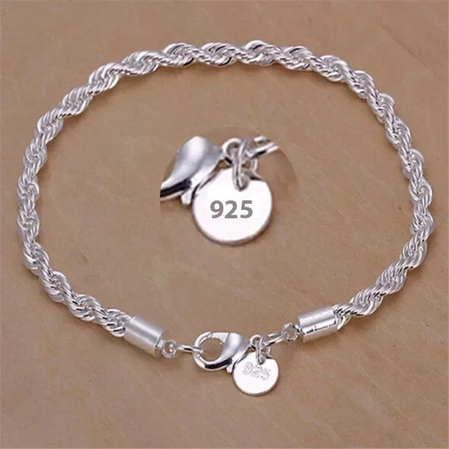 925 sterling silver - 925, 4mm