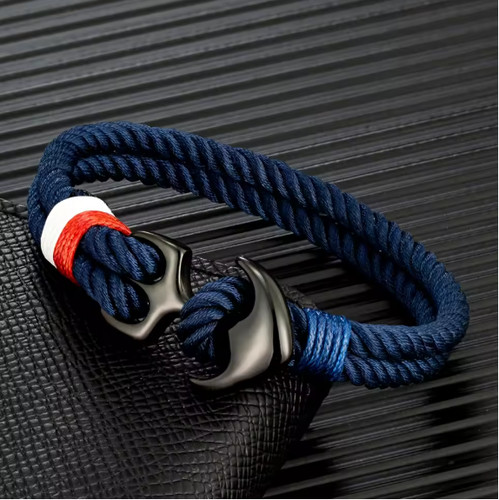 Anchor bracelets men charm - anchor,