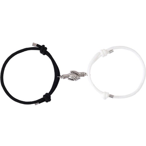 Holding hands couple bracelet - holding,