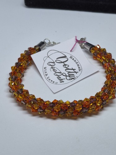 Handmade amber orange austrian - amber,