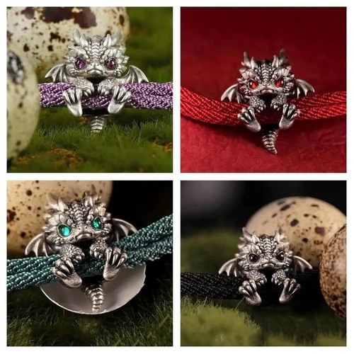 Dragon charm rope - charm, bracelet