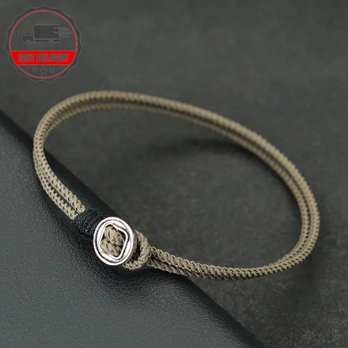 Handmade thin rope bracelet - handmade,