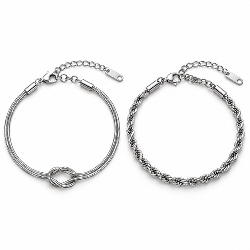 Silver plated stainless steel - plated,