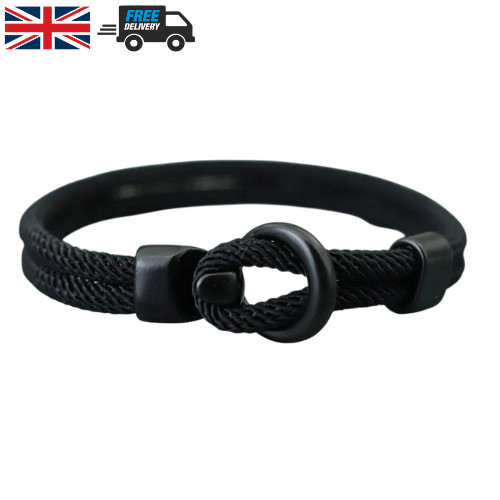 Mens rope bracelet double - mens,