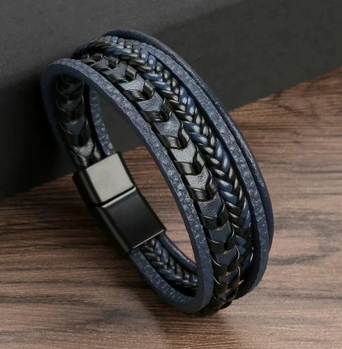 Men braided leather - men's,