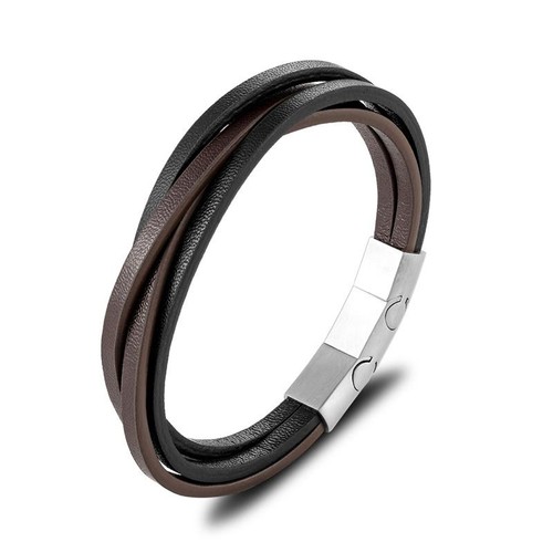 Mens leather rope bracelet - mens,