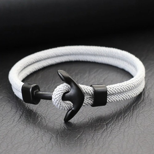 New men anchor bracelet with - men,