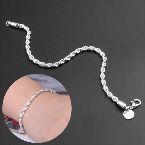 925 sterling silver twisted - silver,