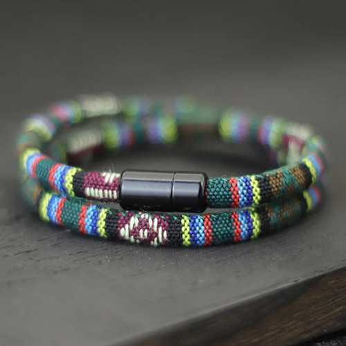 Mens boho rope bracelet - mens,