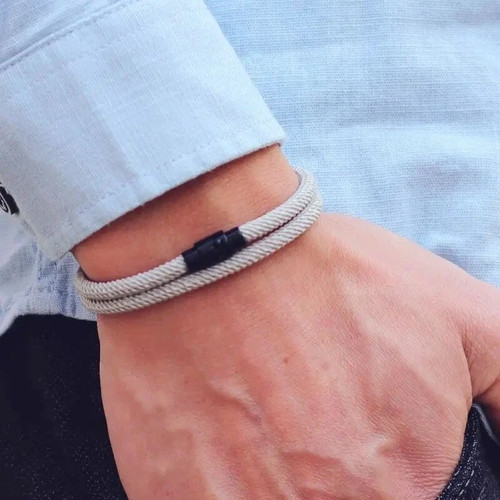 Double layer rope bracelet - layer,