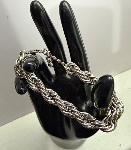 Stainless steel rope chain - steel,