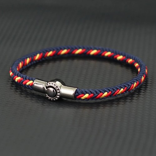 Ethnic braided rope bracelet - braided,