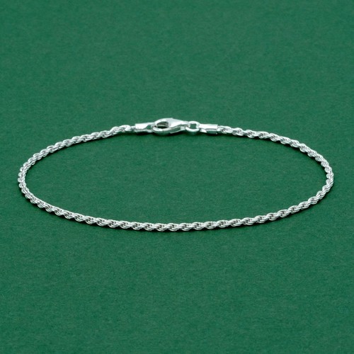 Sterling silver rope chain - sterling,
